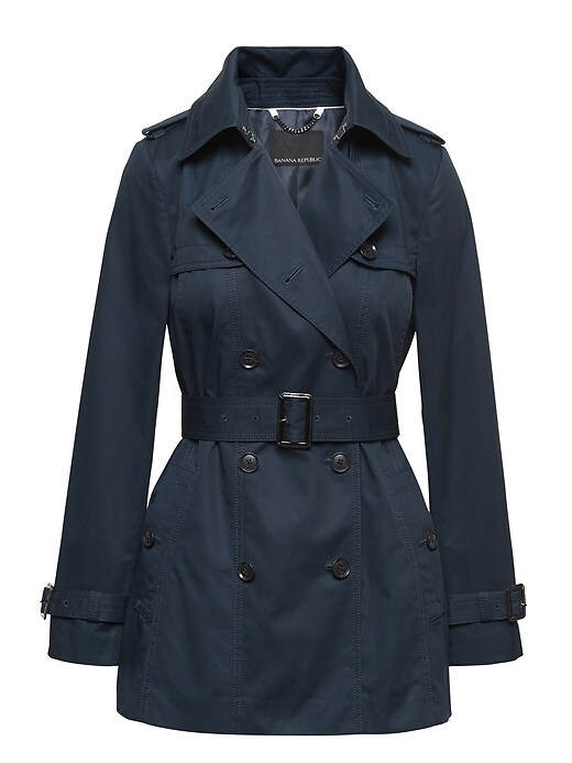 Water-Resistant Short Trench Coat | Banana Republic