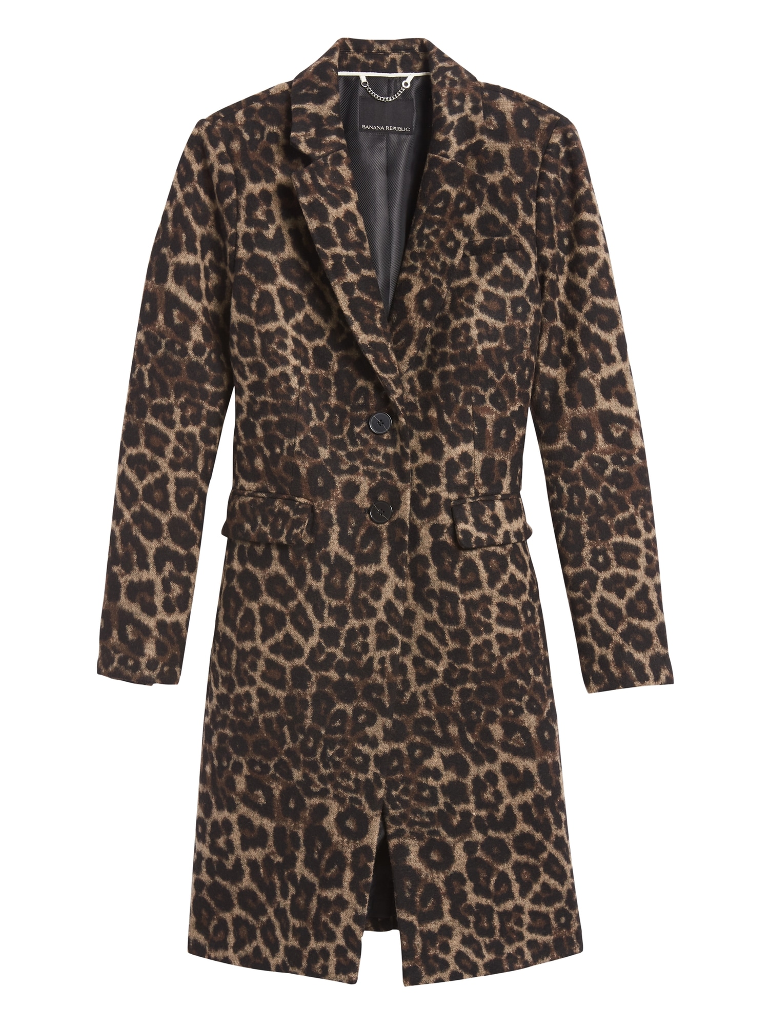 Petite leopard deals print coat