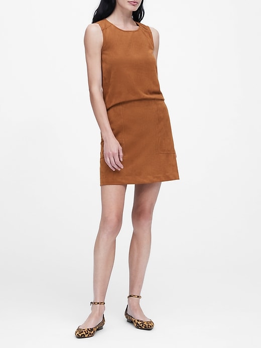 Petite Vegan Suede Mini Skirt Banana Republic