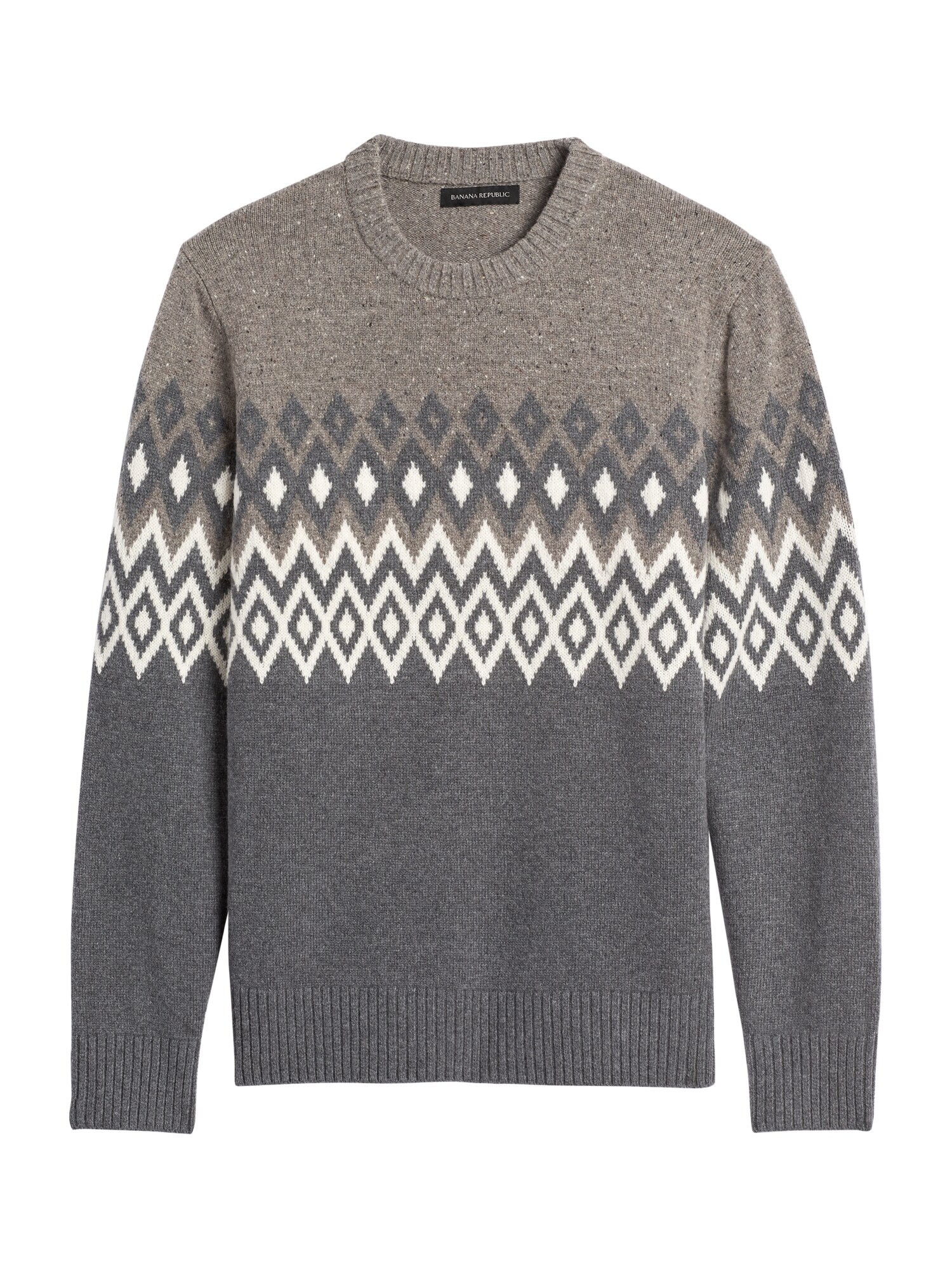 Fair Isle Crew-Neck Sweater