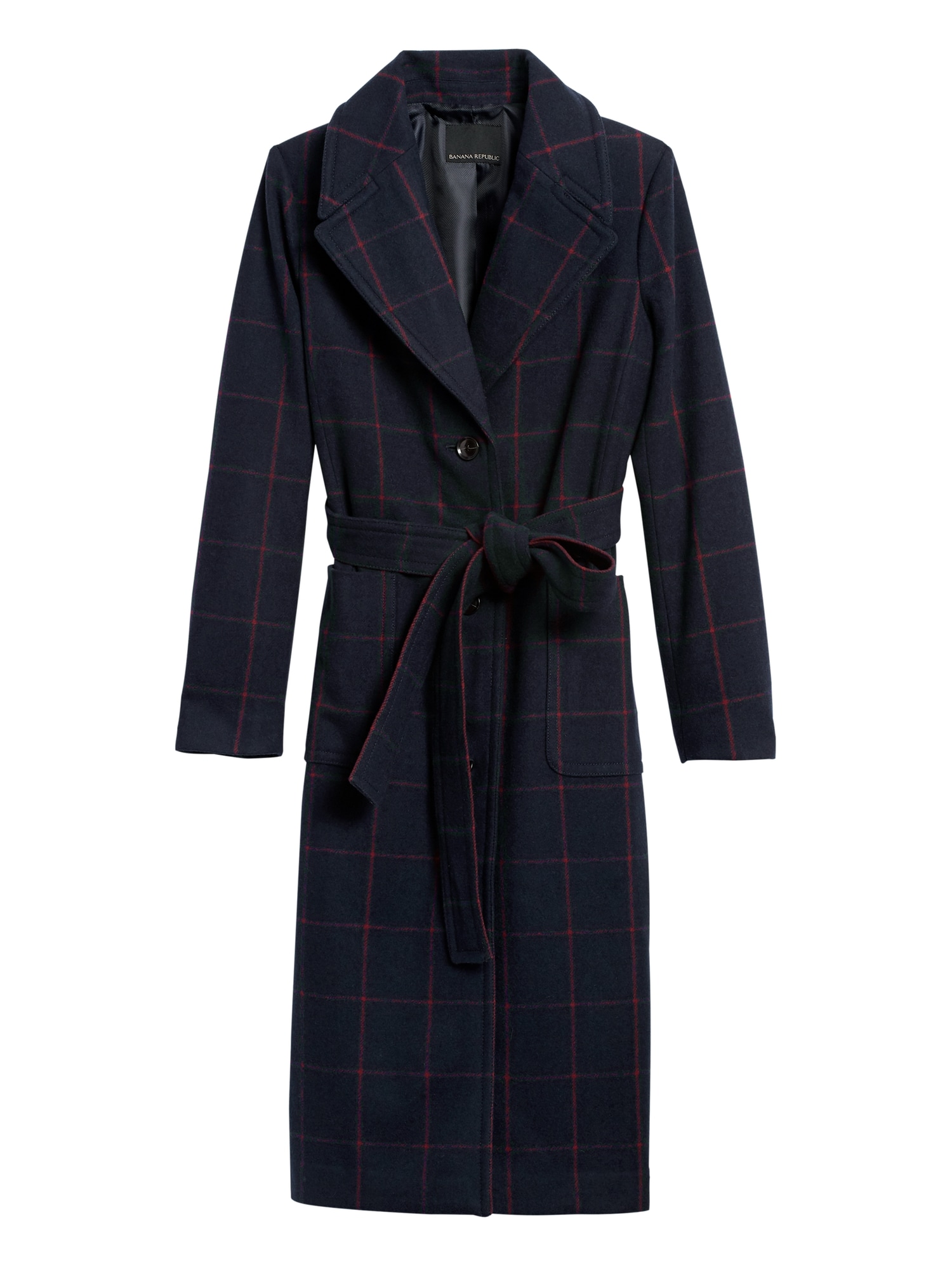 Italian melton hotsell long coat