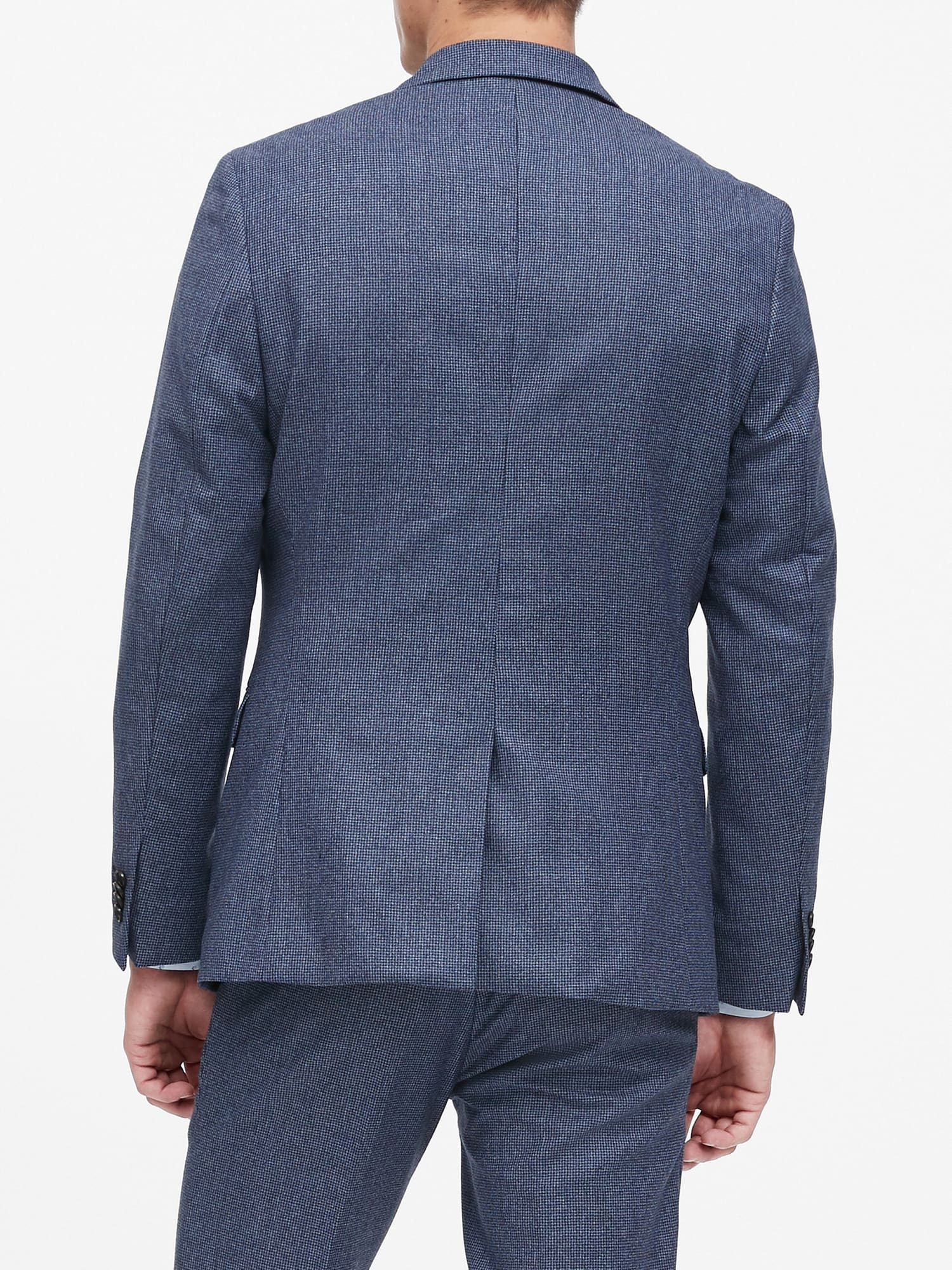Slim Italian Flannel Suit Jacket