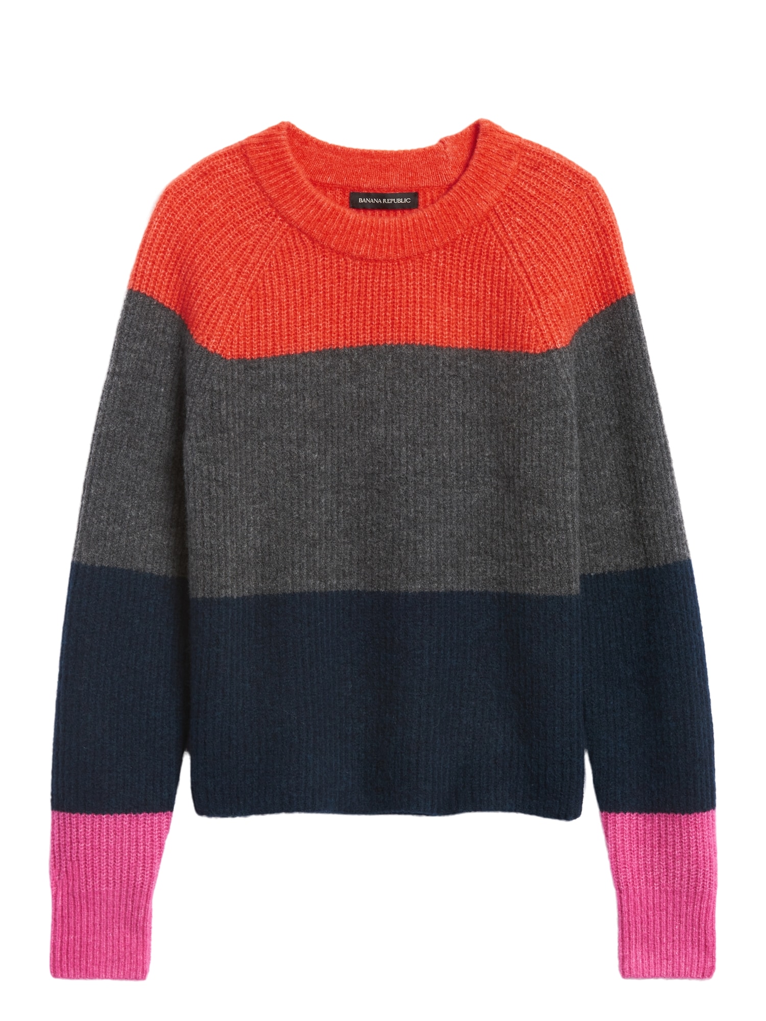 Petite Aire Color-Blocked Sweater