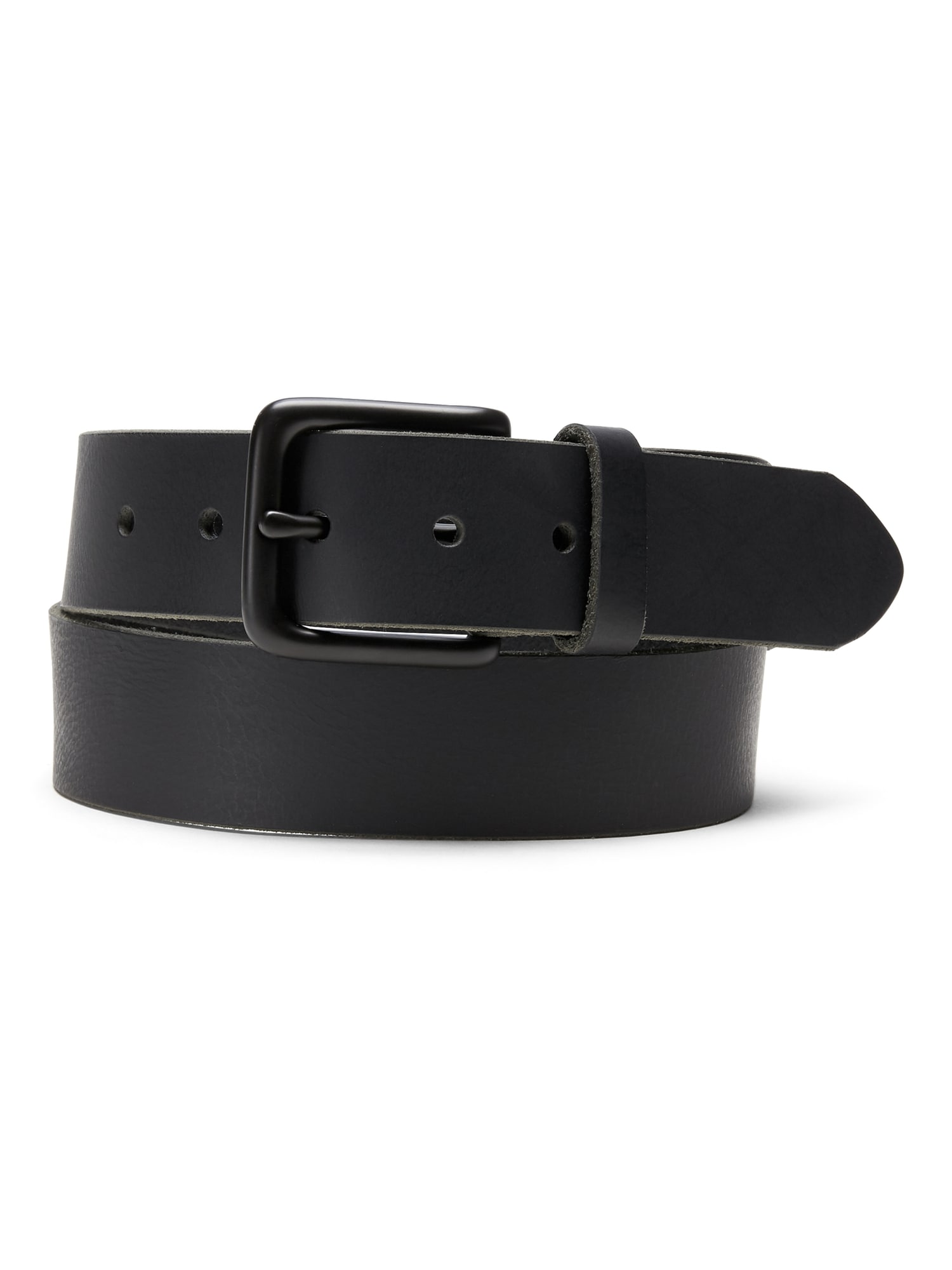 Enamel Buckle Leather Belt