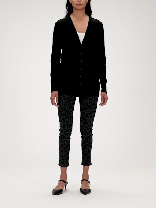 Image number 2 showing, Washable Merino Boyfriend Cardigan Sweater