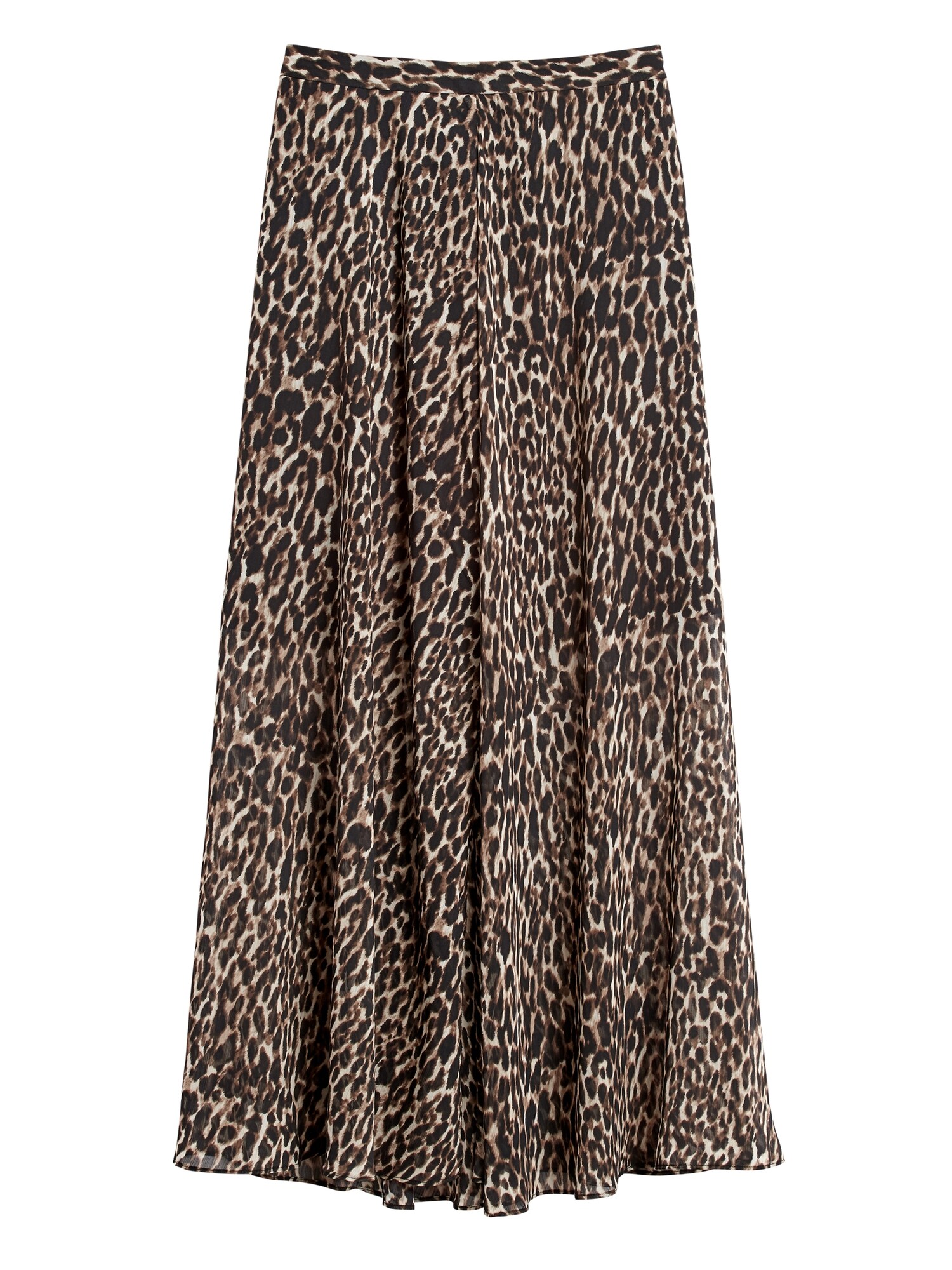 Petite leopard outlet print maxi skirt