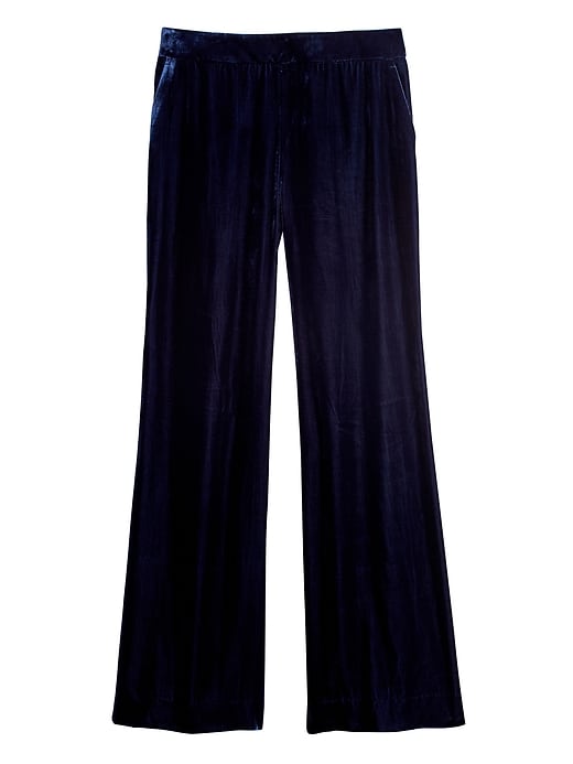 NEW Commando Velvet Wide leg pants in Black - Size L #1079