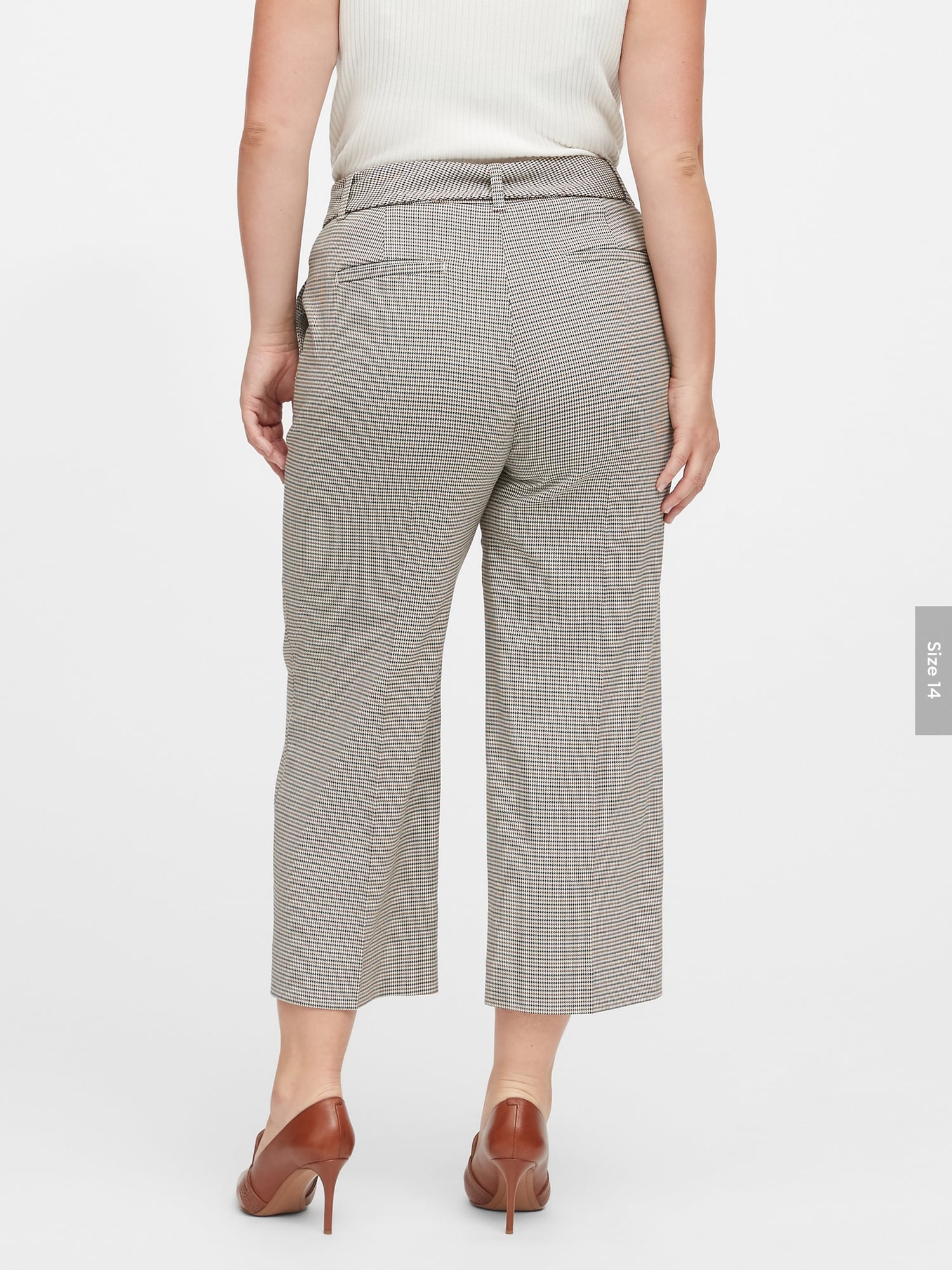 Houndstooth deals cropped pants