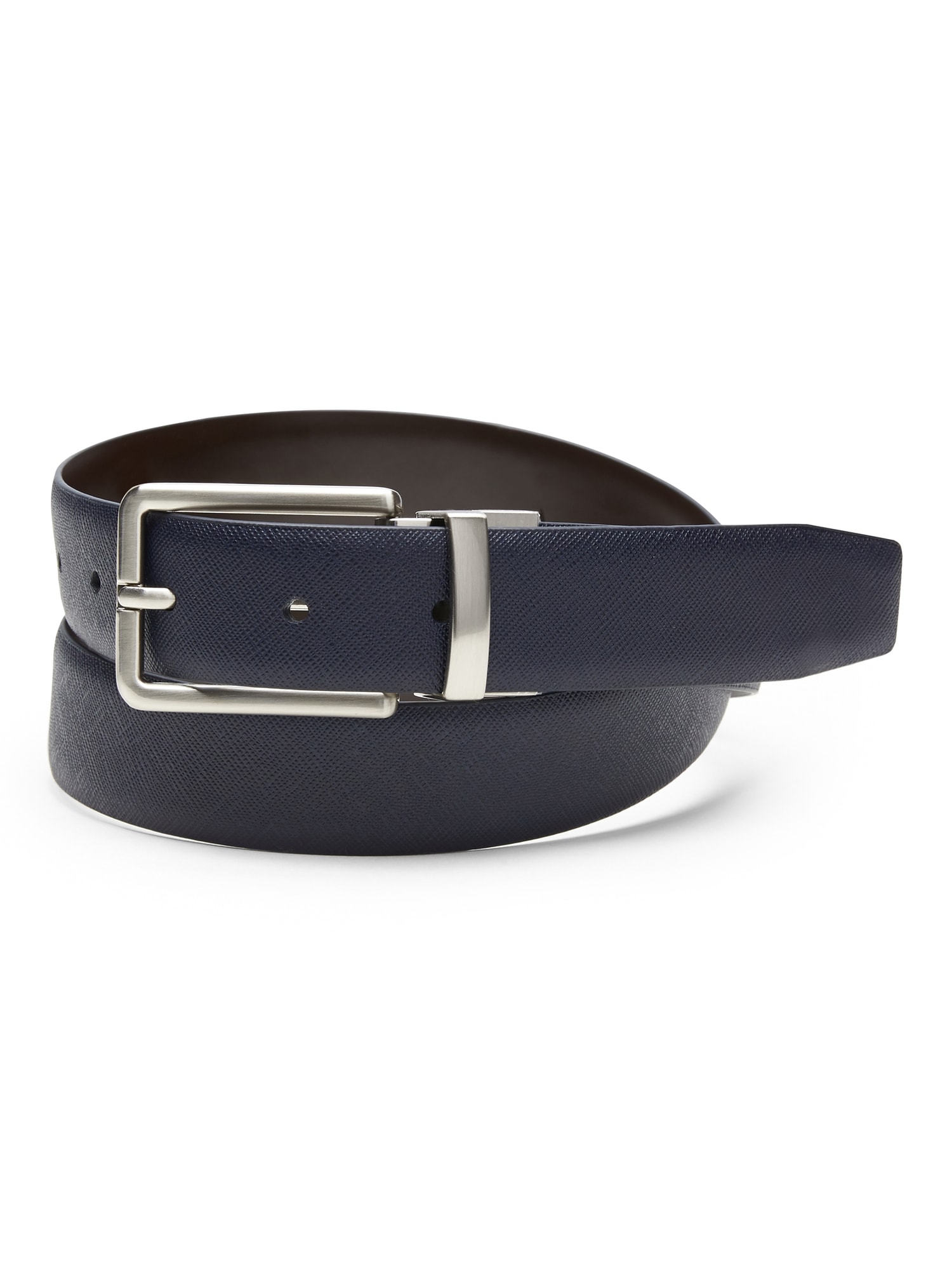 Reversible Saffiano Leather Belt