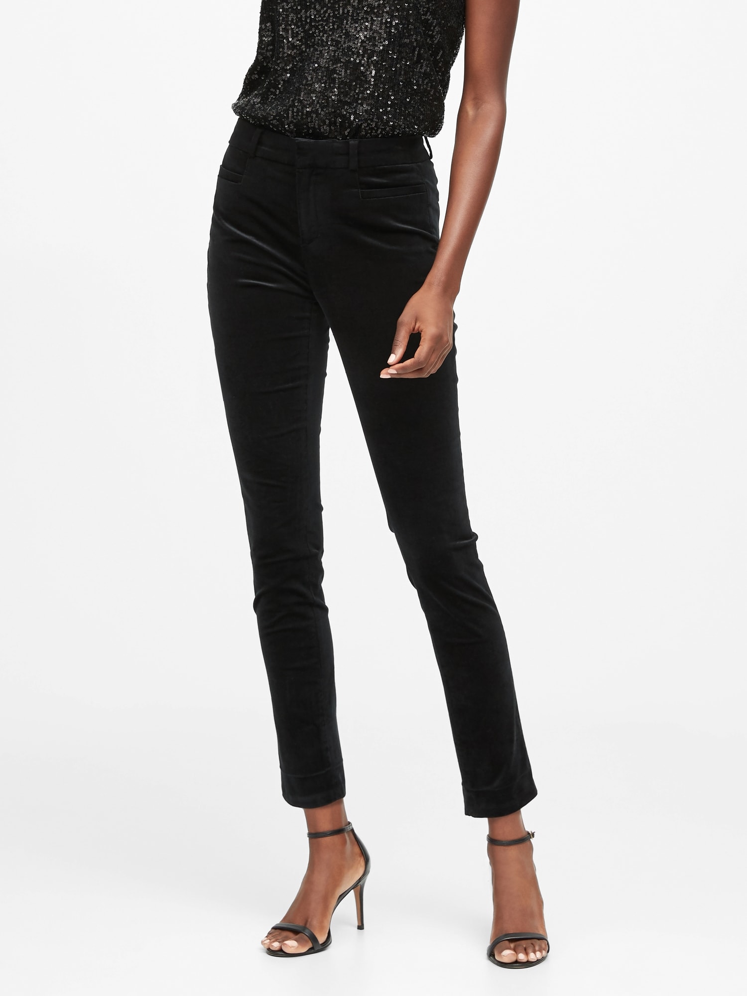 banana republic velvet pants