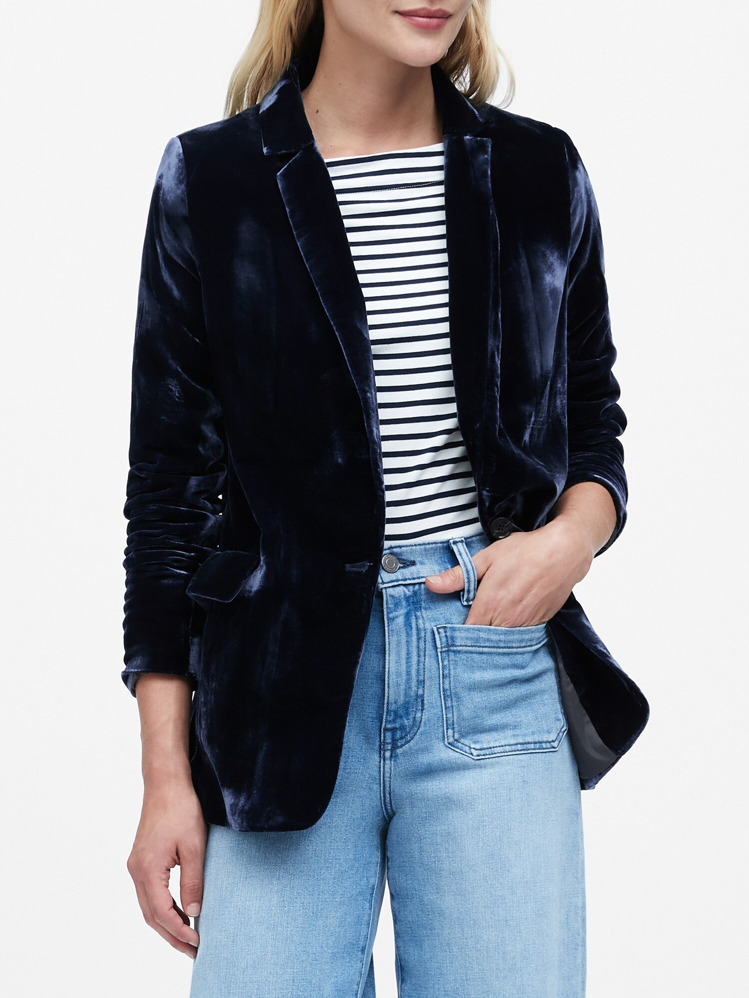 Petite deals velvet jacket