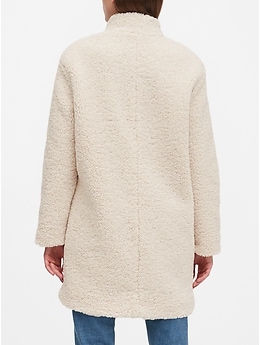 Sherpa Cocoon Coat Banana Republic