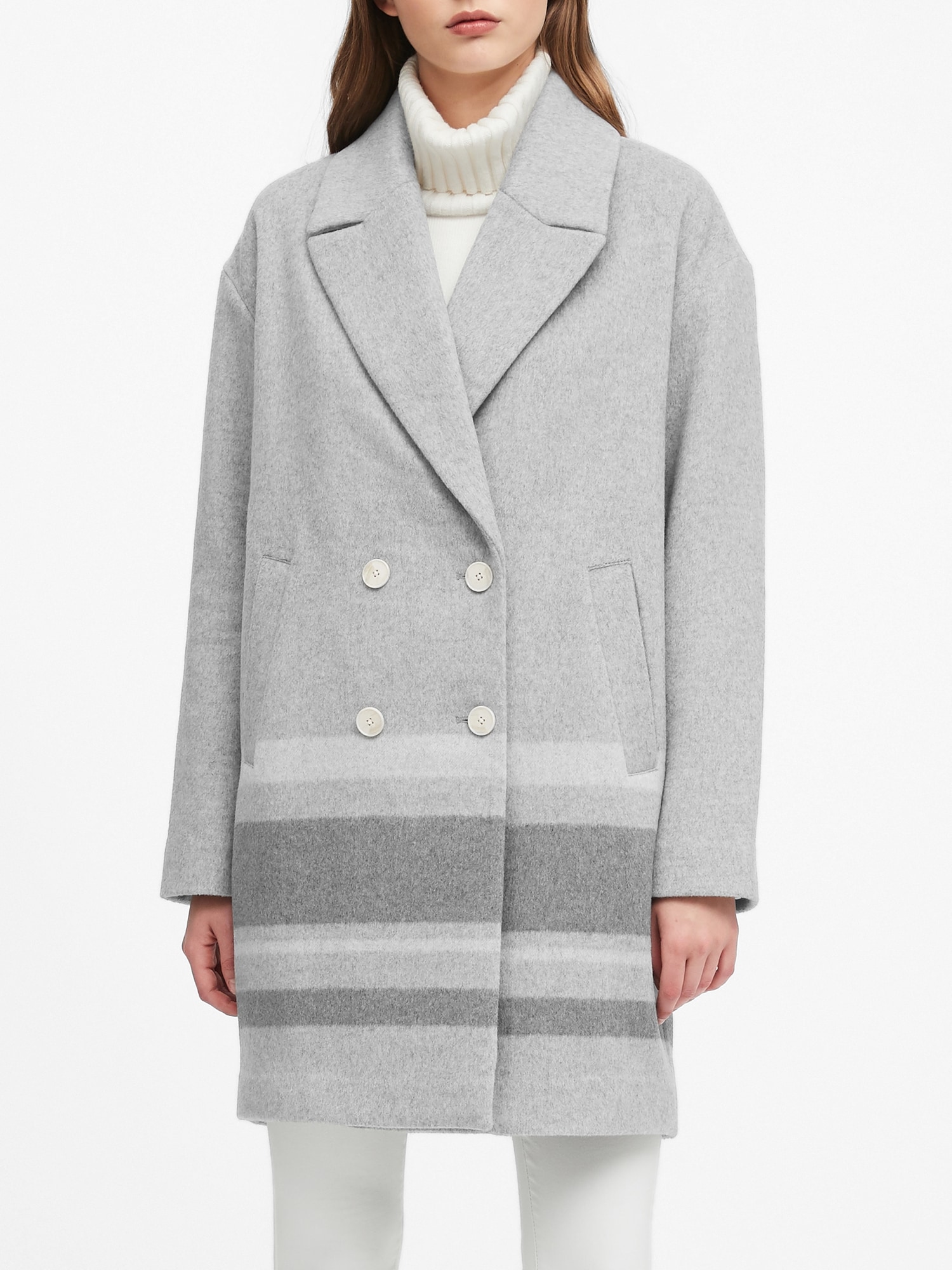 Oversized Double-Faced Cocoon Coat