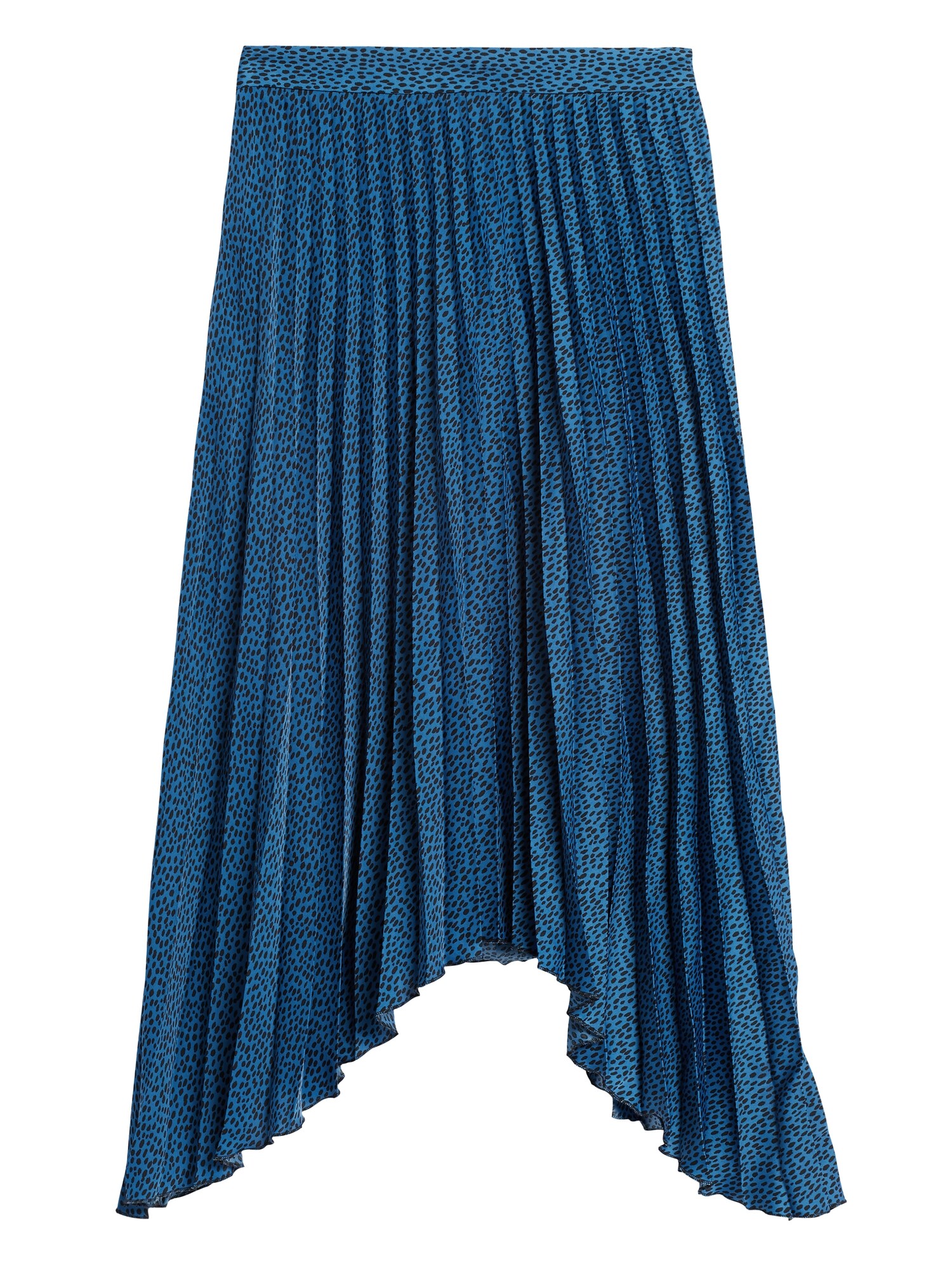 High low skirt blue best sale