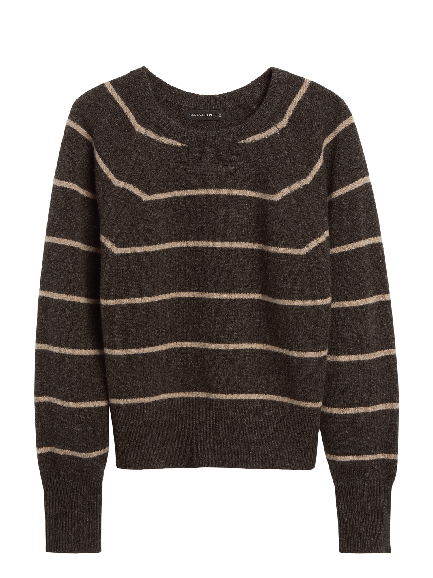 Merino-Blend Dolman-Sleeve Sweater