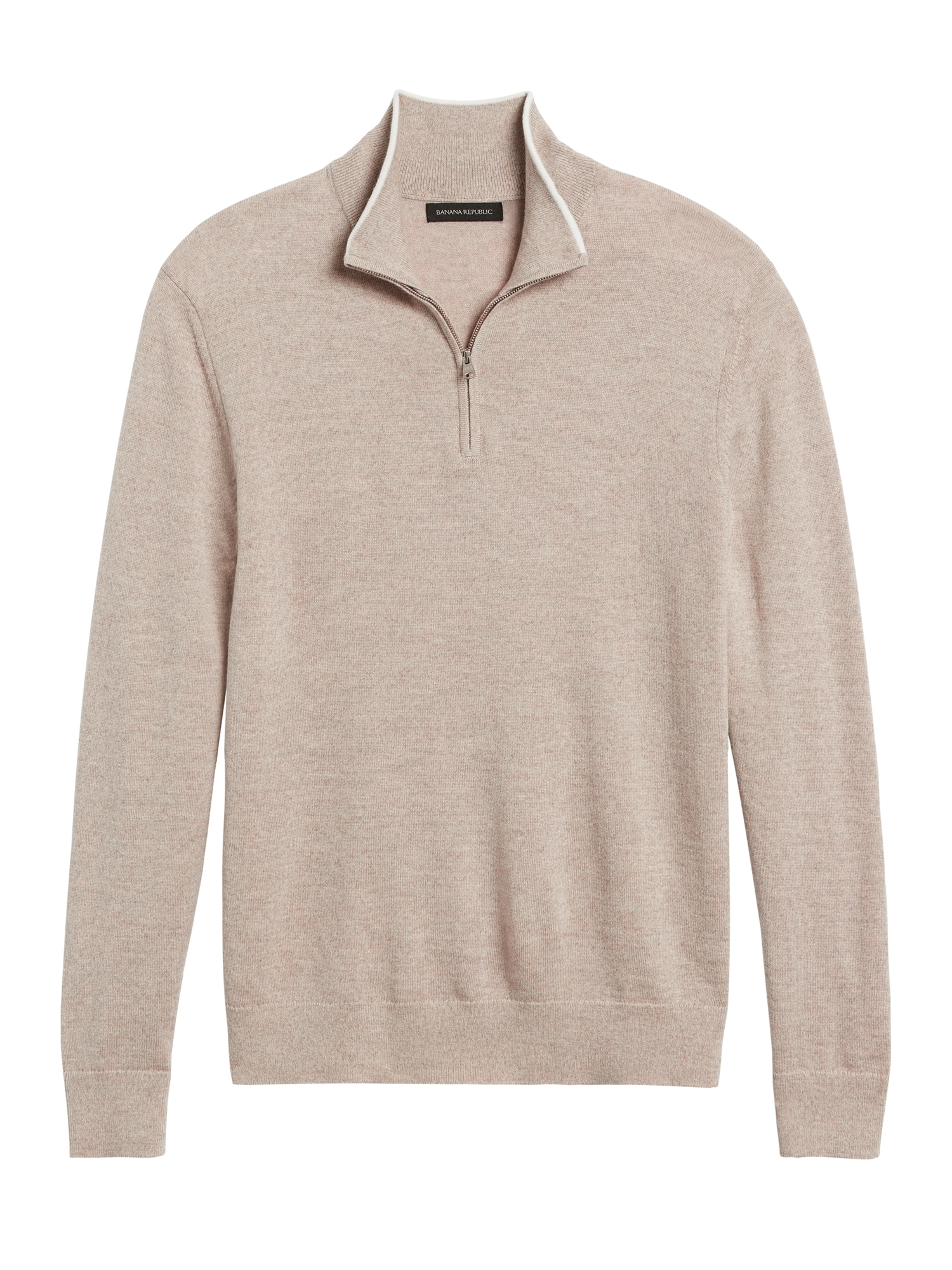 Italian Merino Half-Zip Sweater