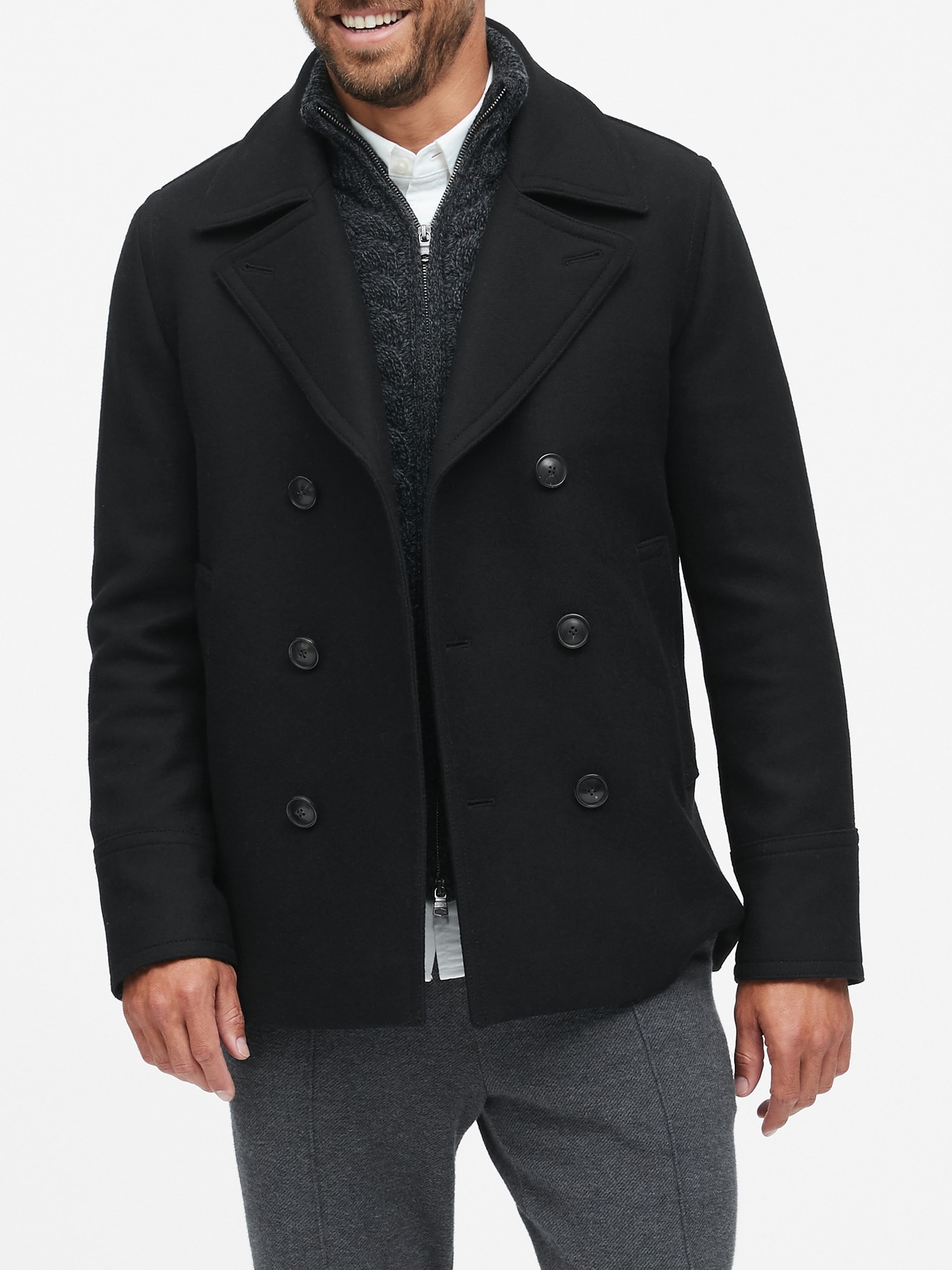 Italian 2025 melton peacoat