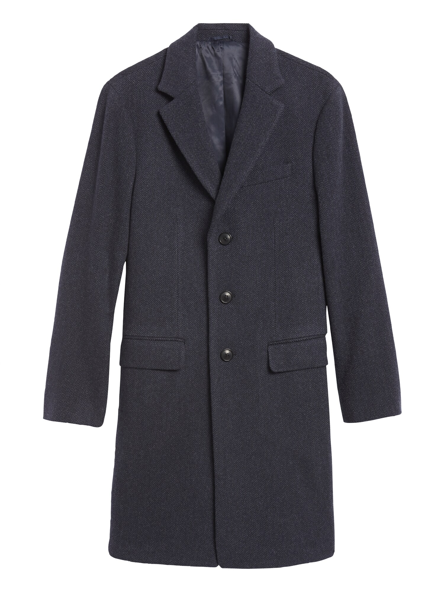 Italian Wool-Blend Top Coat