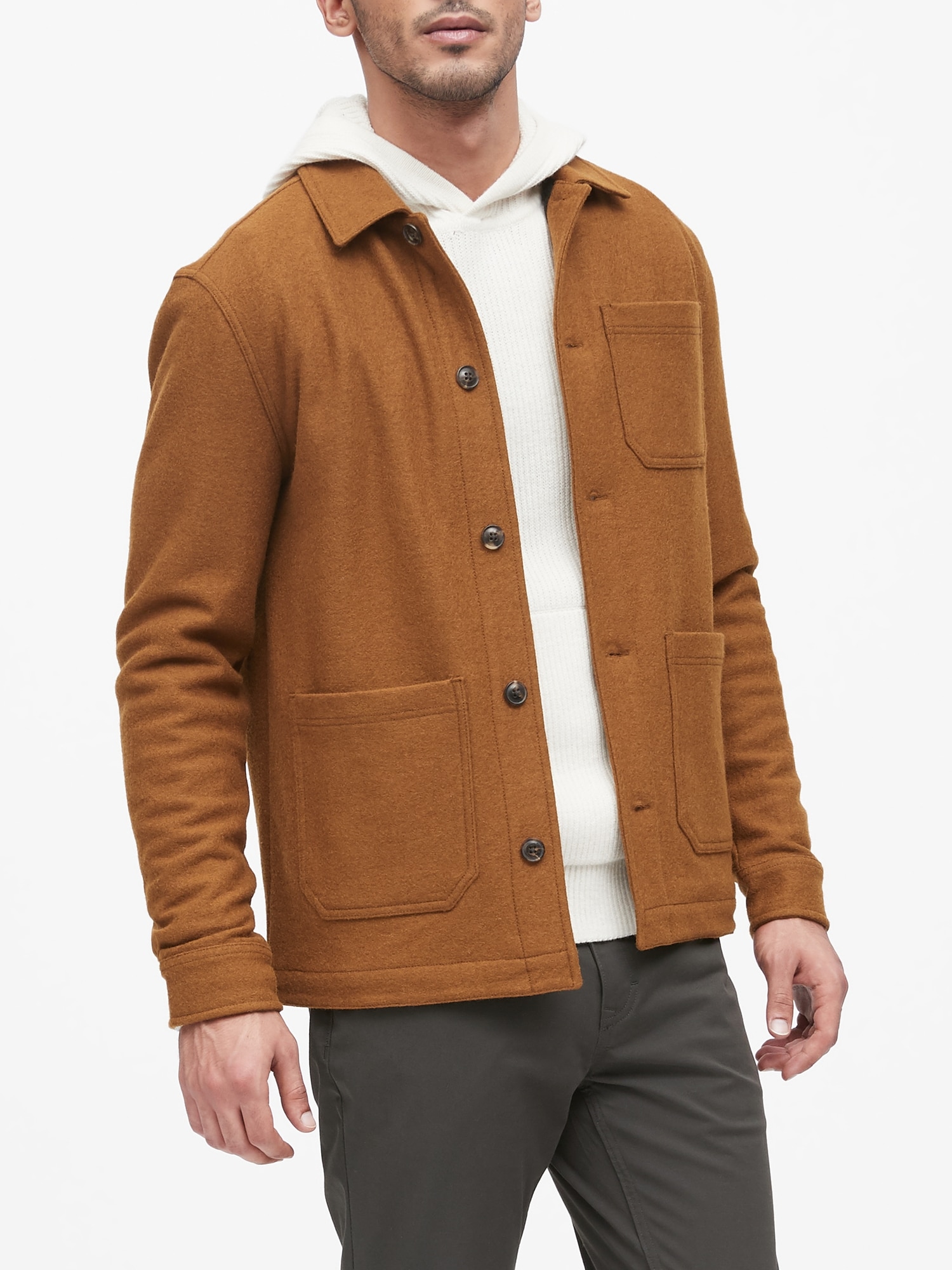 Wool-Blend Chore Jacket