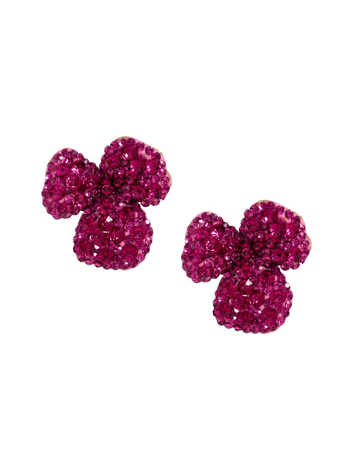 Floral Pavé Earrings