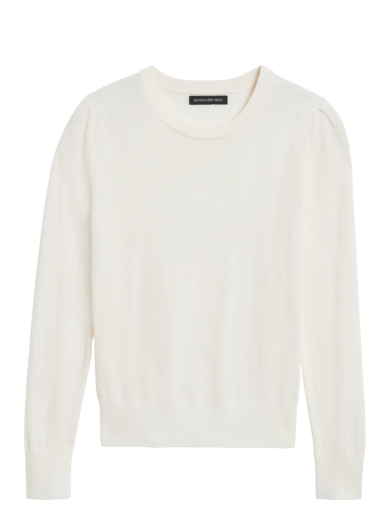 Banana republic white sweater best sale