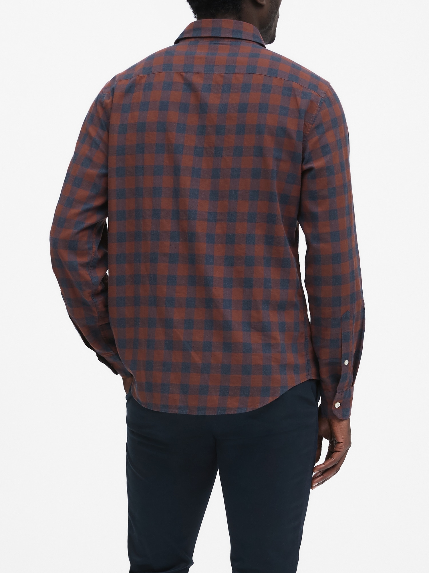 Slim fit flannel store mens