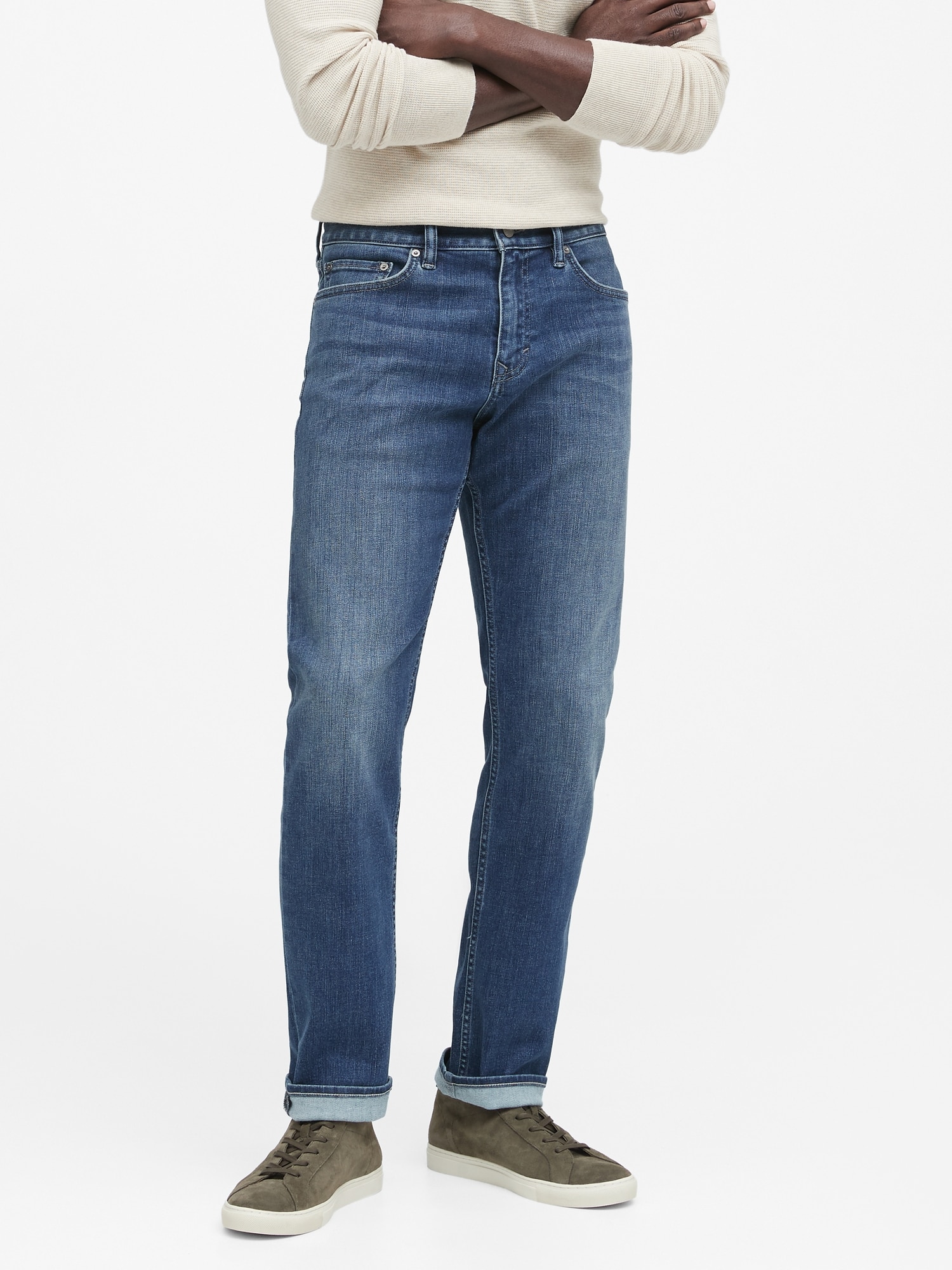 Tapered Rapid Movement Denim Jean with COOLMAX® Technology