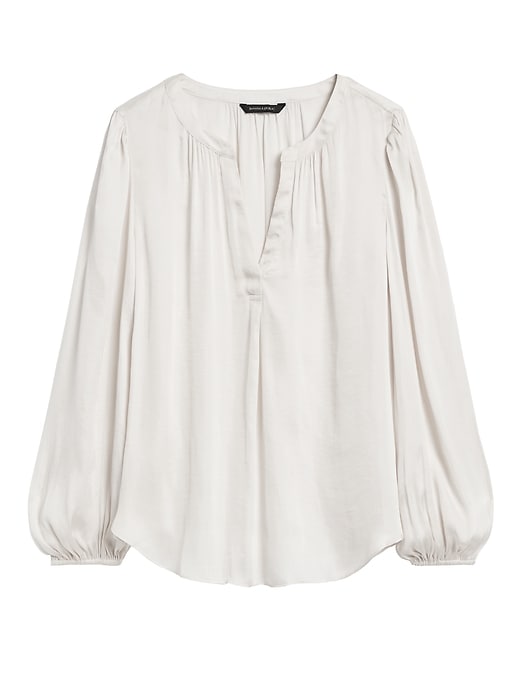 Banana republic satin blouse on sale