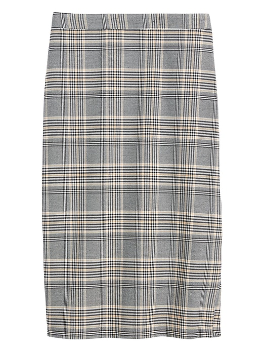 Plaid Pencil Skirt