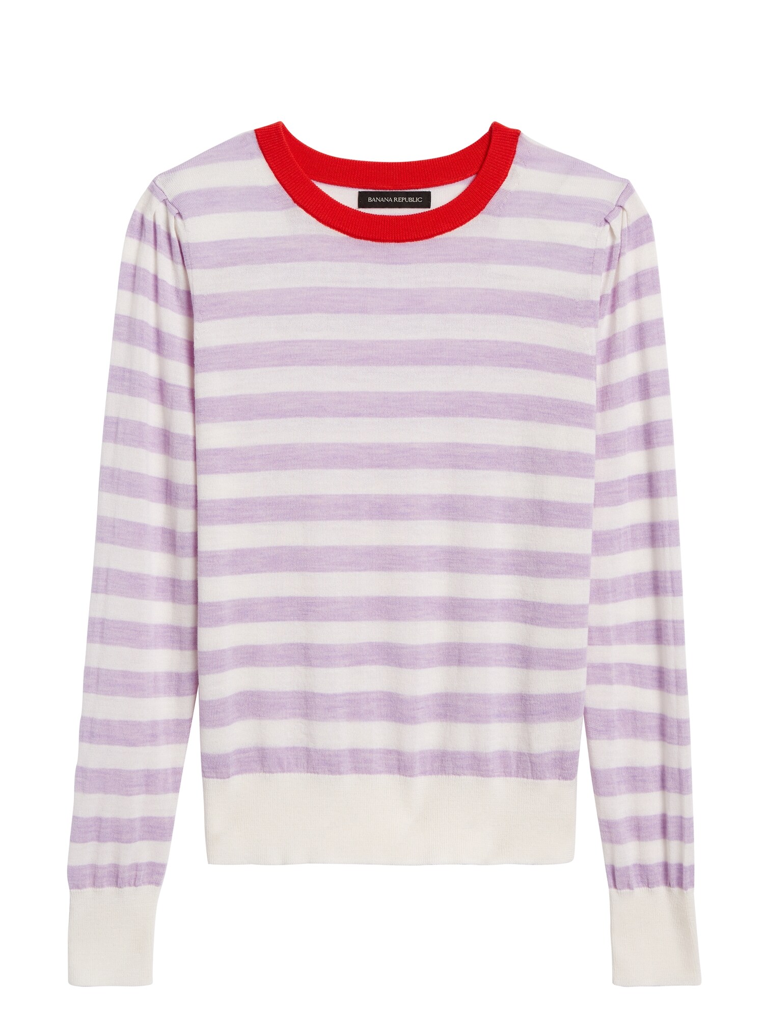Chemise à Volants Banana Republic - Coton, Manches Longues, Gris Taille S - Occasion Très Bon état