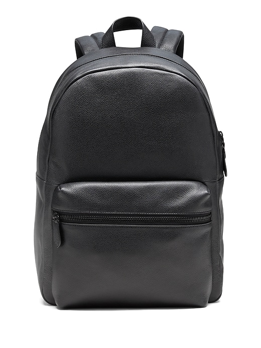 Banana republic leather backpack best sale