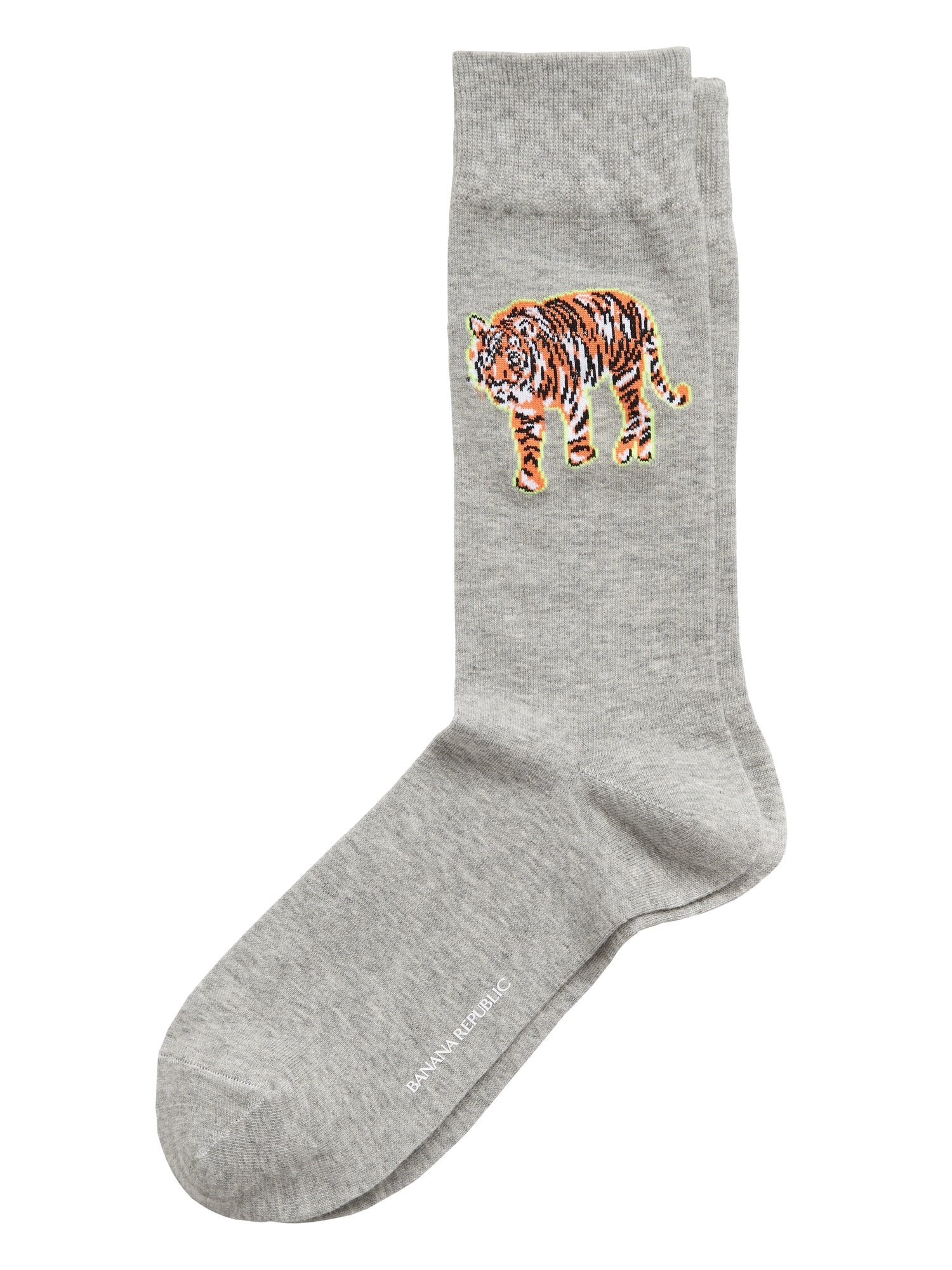 Chaussettes à motif de tigre emblématique