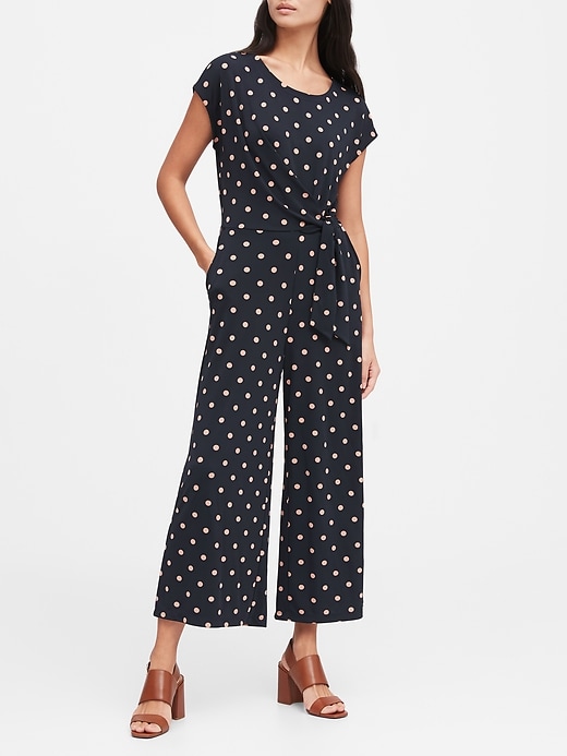 Banana republic polka dot jumpsuit on sale