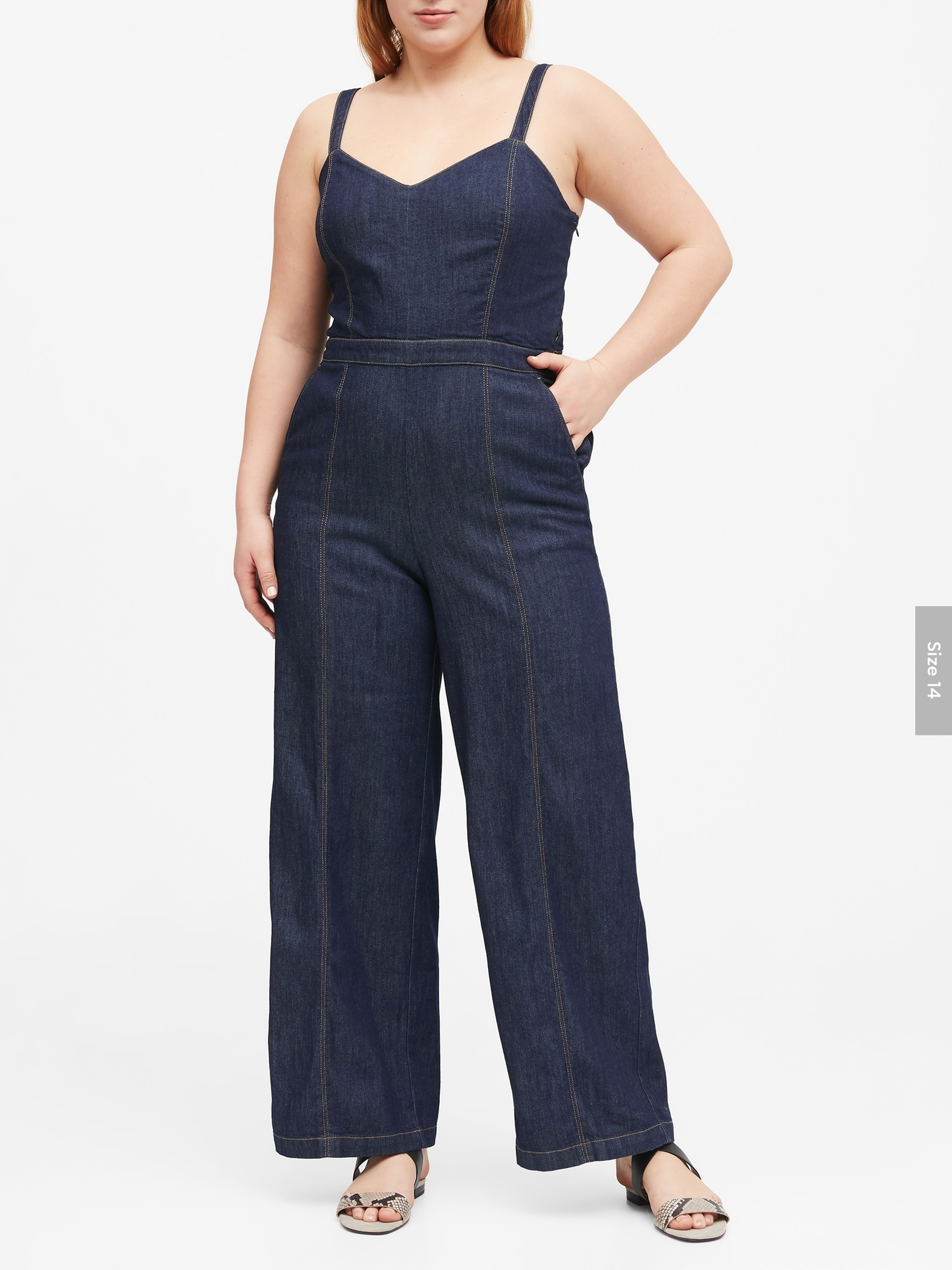 Banana republic deals denim jumpsuit