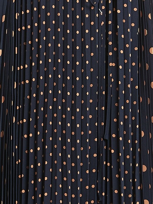 Banana republic blue polka dot dress online