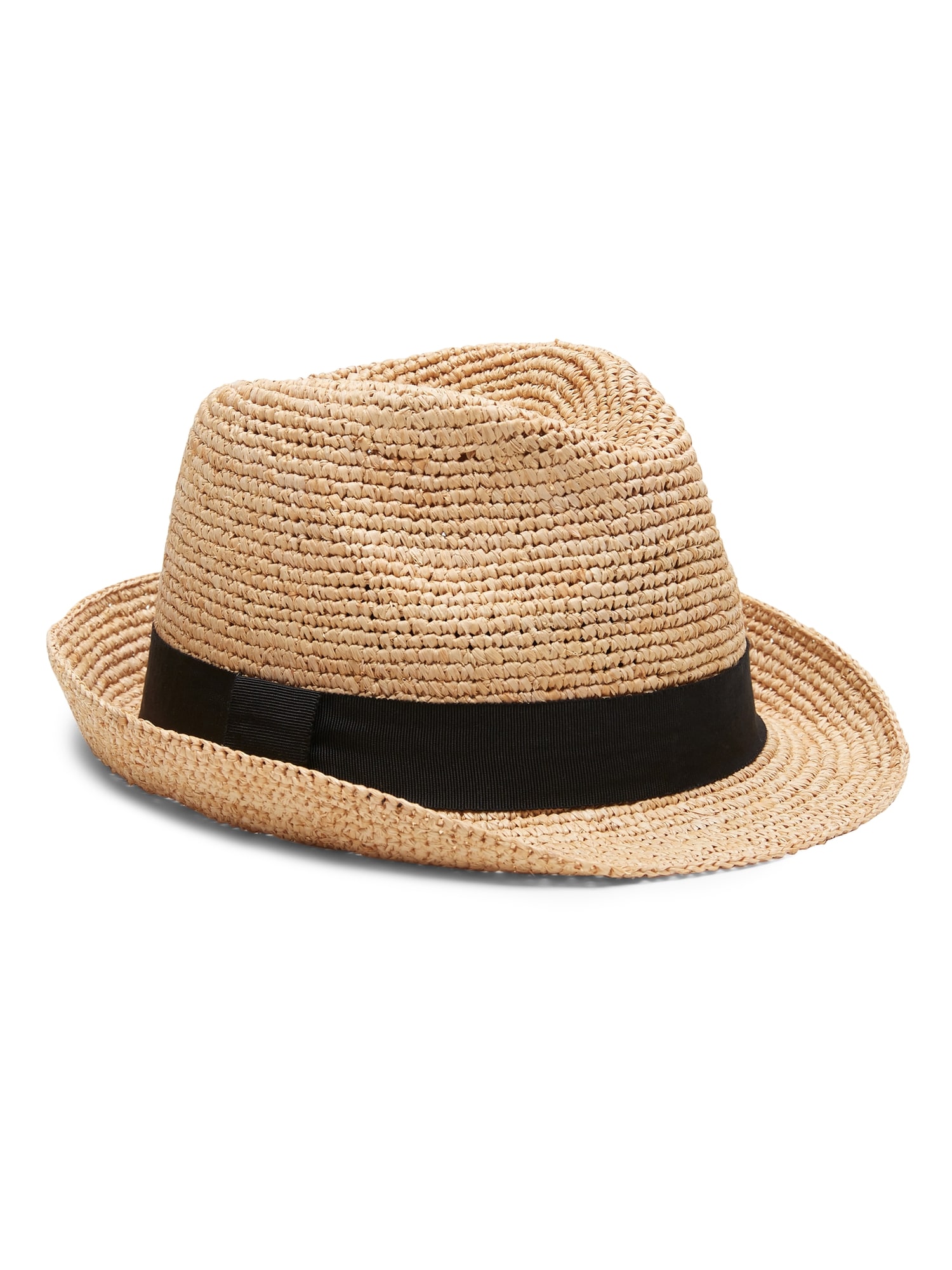 Packable Straw Fedora Banana Republic