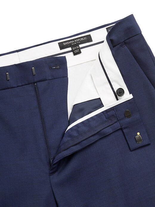 Image number 7 showing, Slim Italian Wool Suit Pant