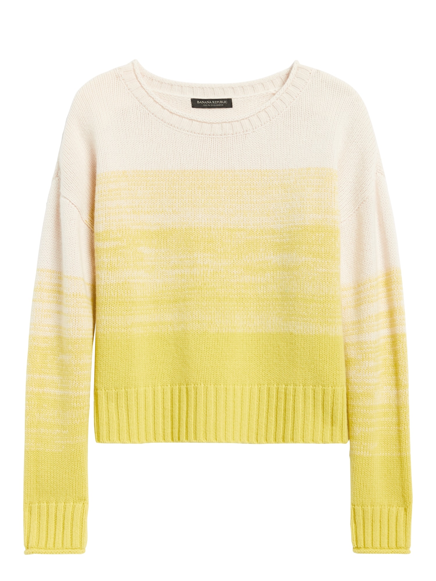 Cashmere Ombré Cropped Sweater