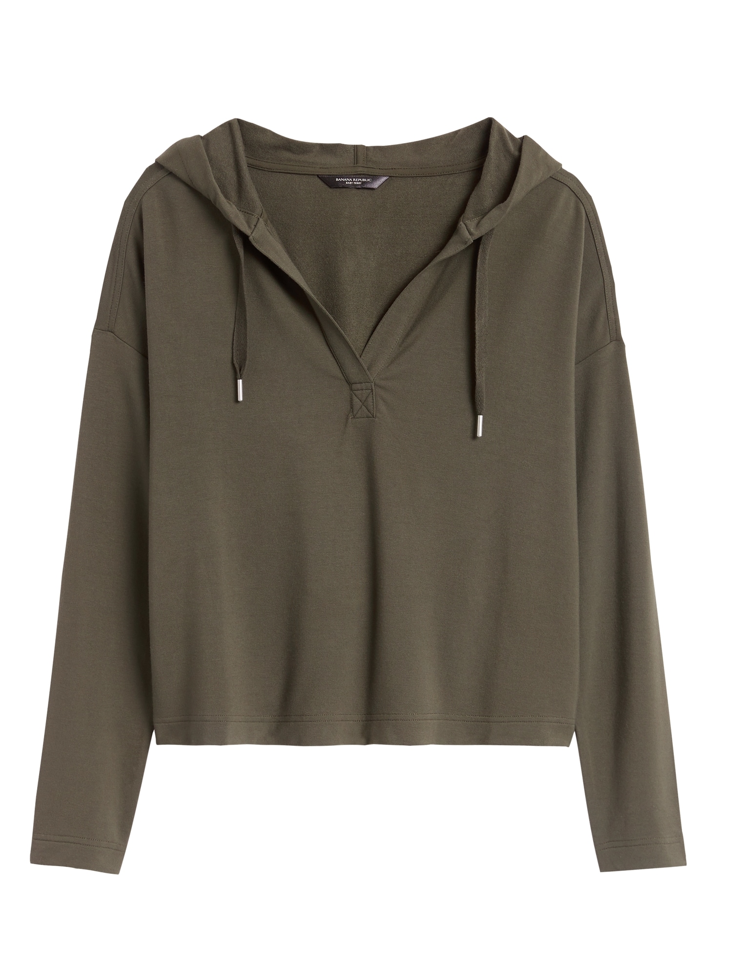 Boxy Cropped Hoodie