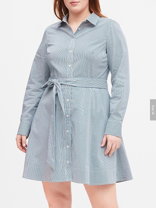 Banana republic striped shirt dress online