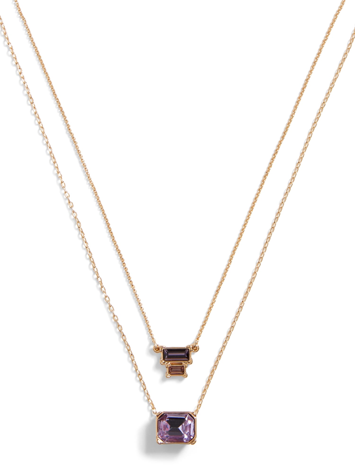 Delicate Gem Layered Necklace