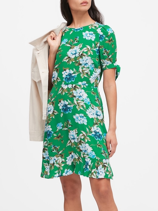 Balloon sleeve dress banana republic online