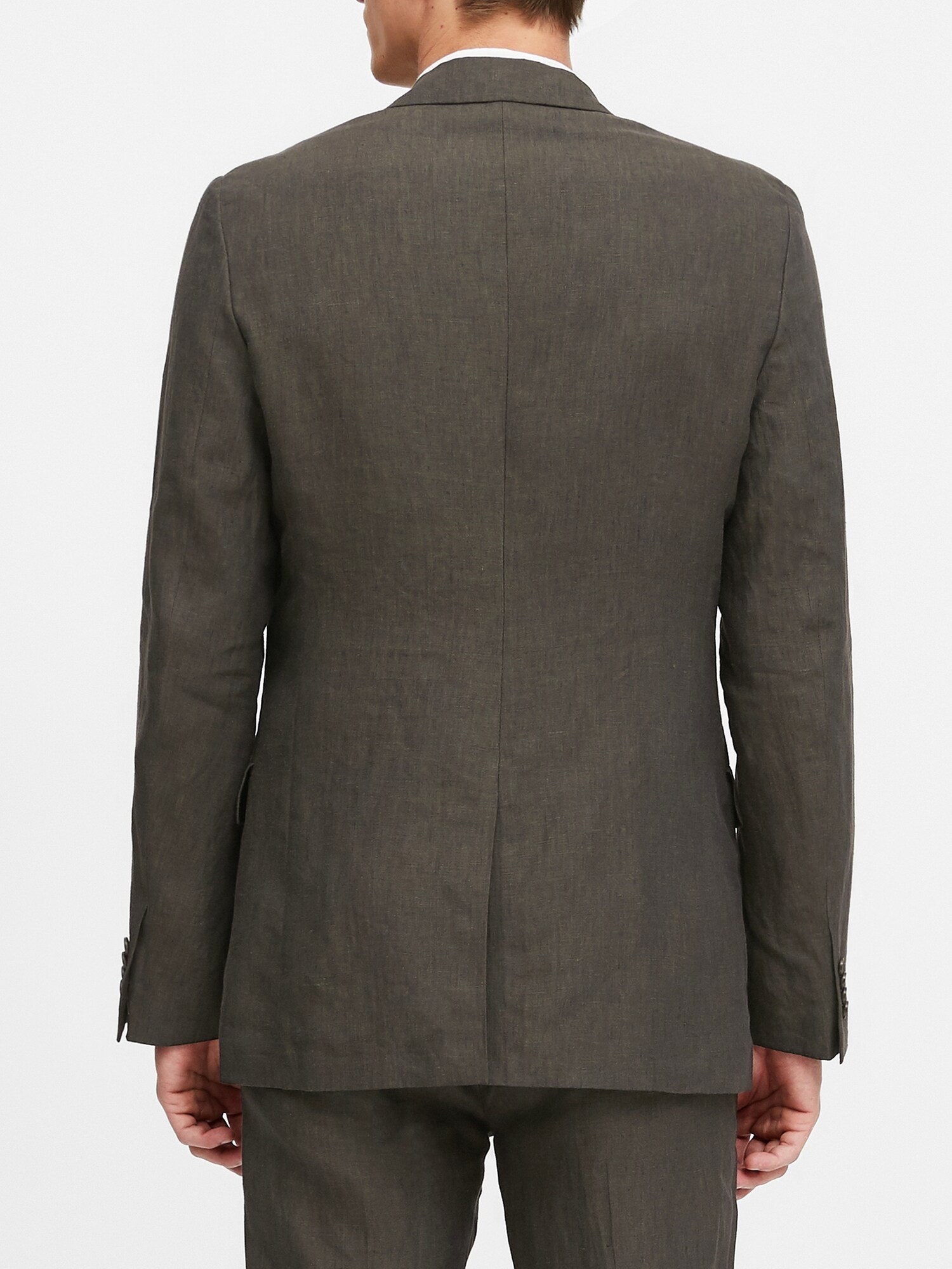 Slim Linen Suit Jacket Banana Republic