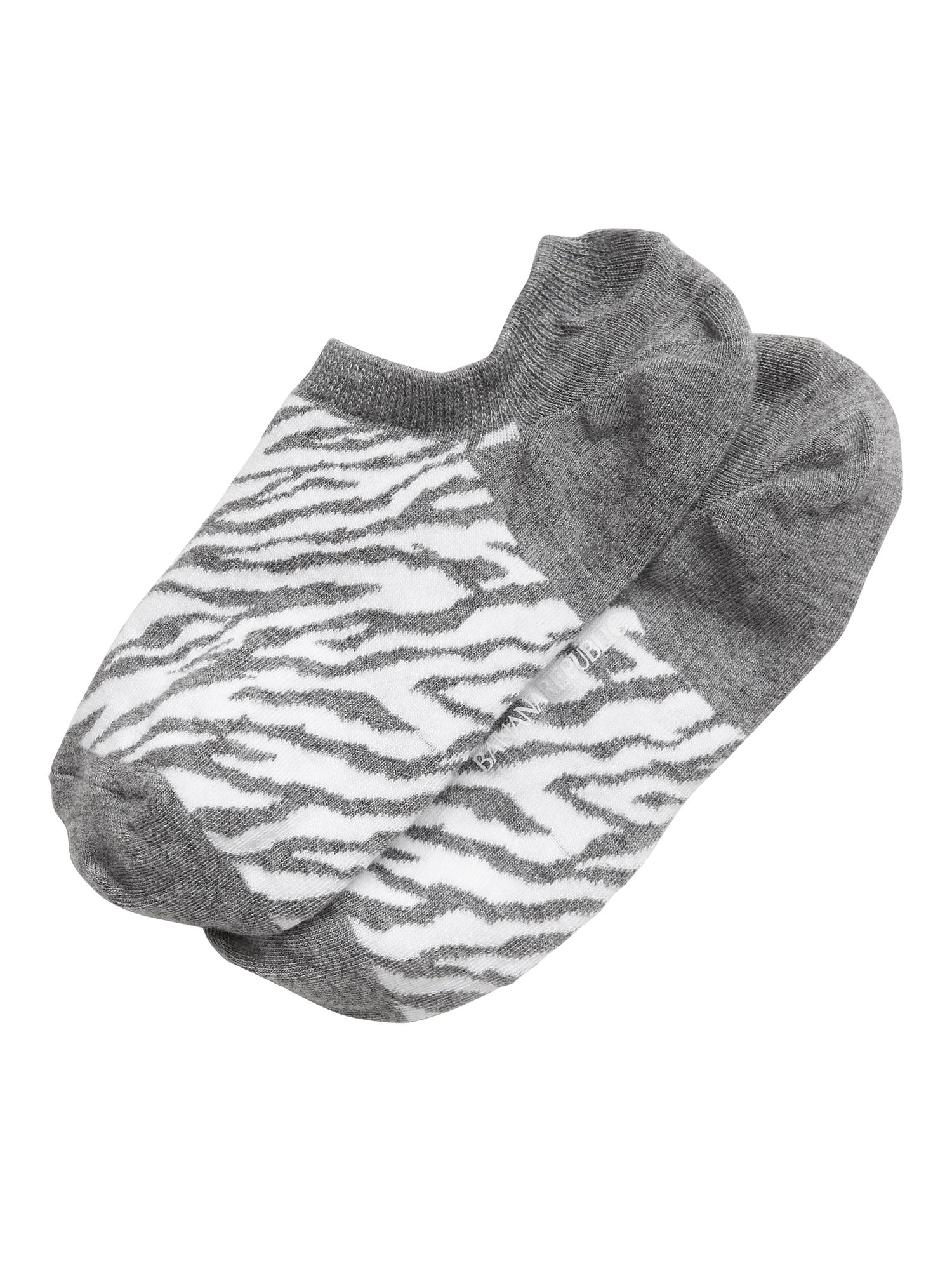 Zebra No-Show Sneaker Sock