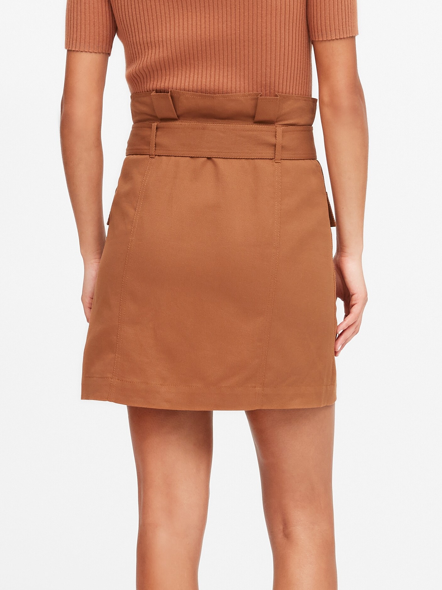 Khaki camo shop paperbag utility skirt