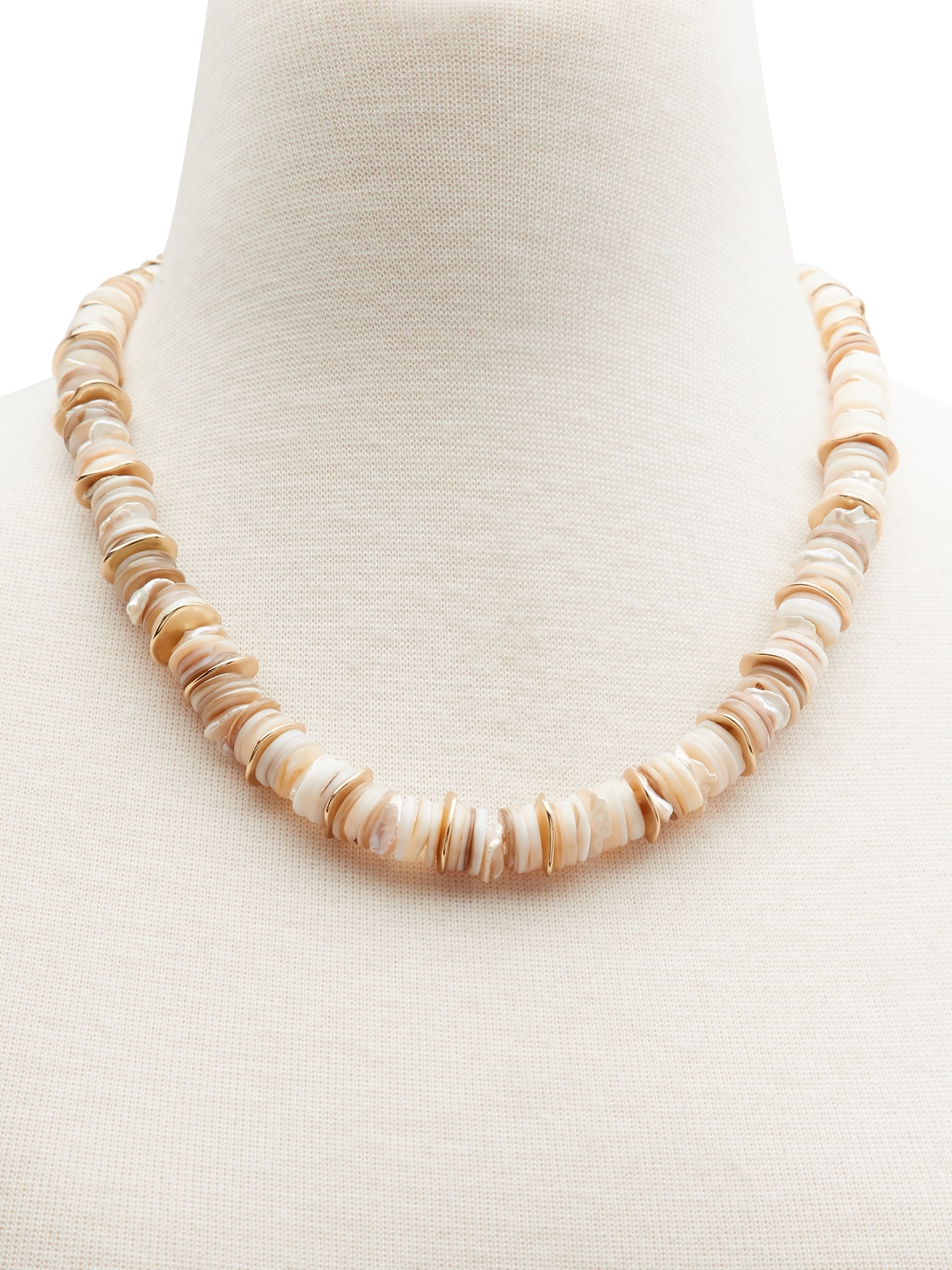 Mother of Pearl Beaded Necklace