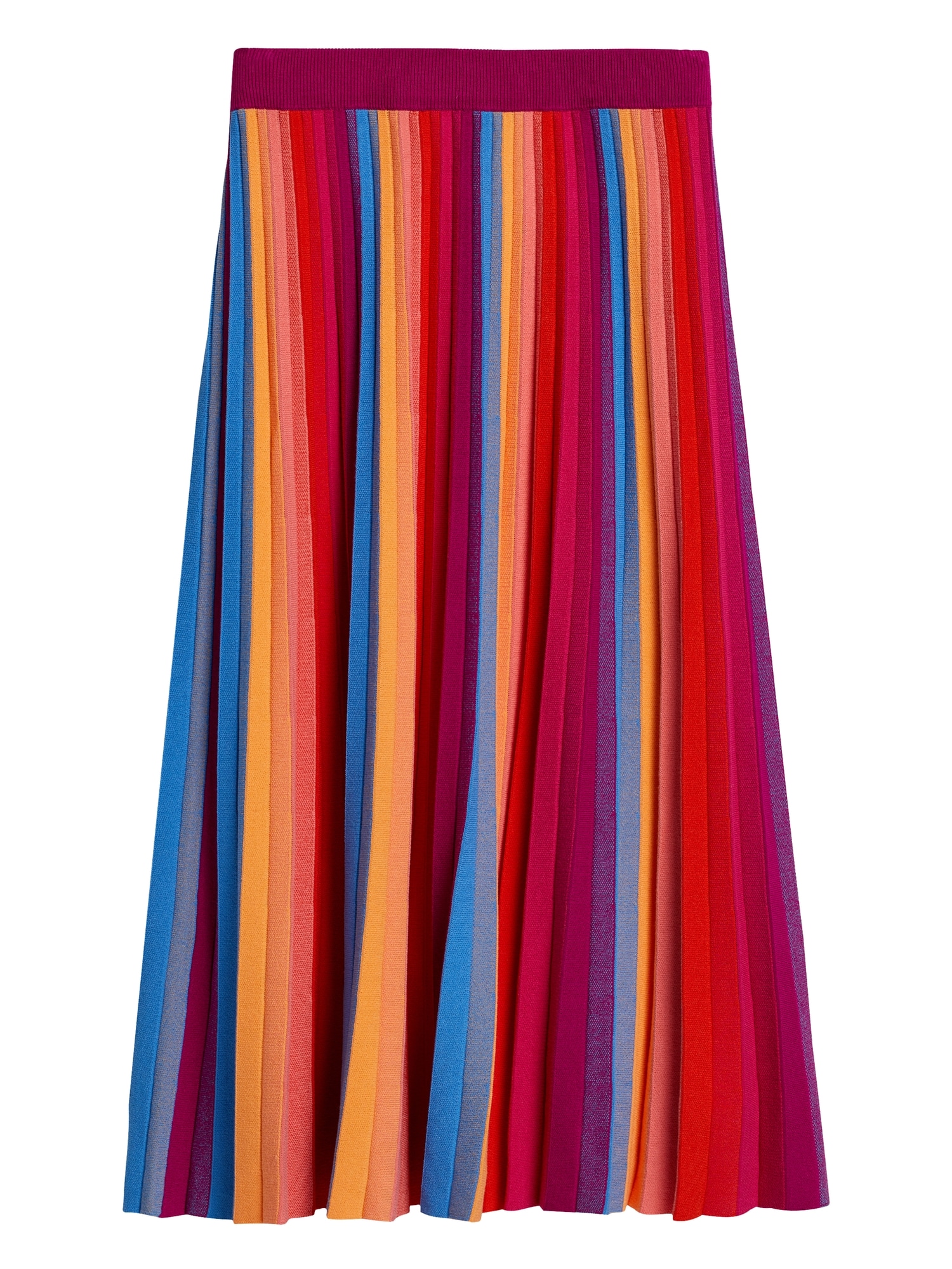 Petite Pride 2020 Rainbow Knit Midi Skirt