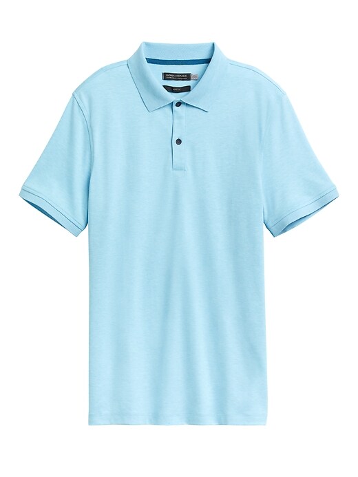 Slim Luxury-Touch Performance Golf Polo