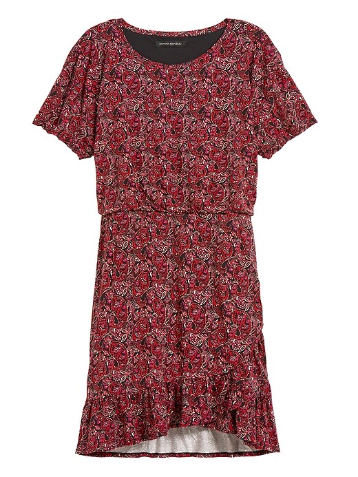 Flounce Hem T Shirt Dress