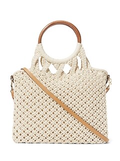 banana republic straw tote